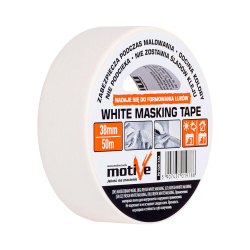 White masking tape 38mm/50m  Motive